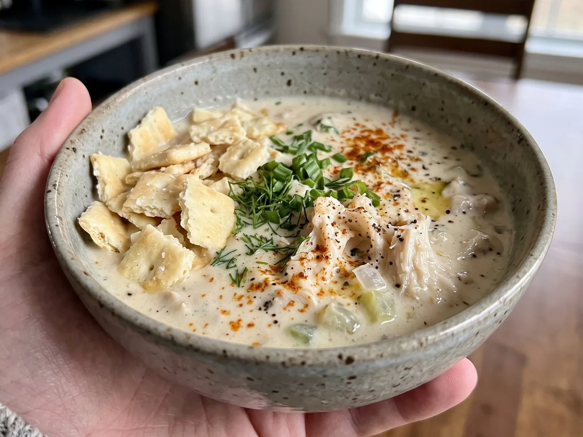 Creamy Lion's Mane “She-Crab” Soup